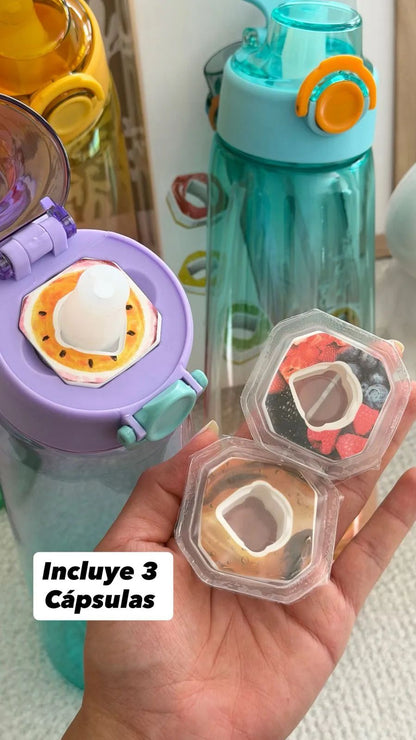 🍓 Termo Flavour Bottle | Agua con Sabor Natural sin Azúcar